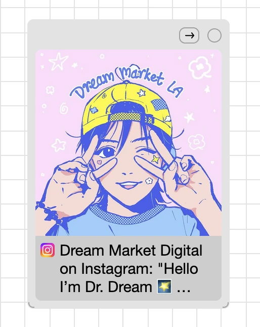 Card linked to Dream Market Digital LA on Instagram