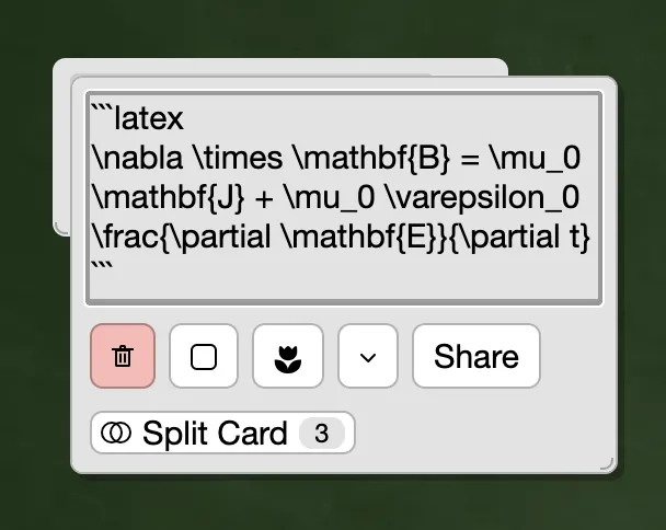 latex cards